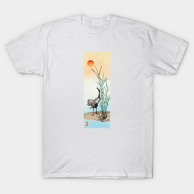 1900 Japanese Cranes T-Shirt by historicimage